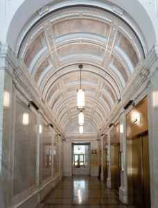 Knickerbocker Building Lobby, NYC Interior Design by Oliver Cope Architects